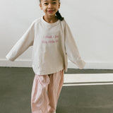 Classic Stripe Pants- Pink