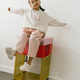 Classic Stripe Pants- Pink