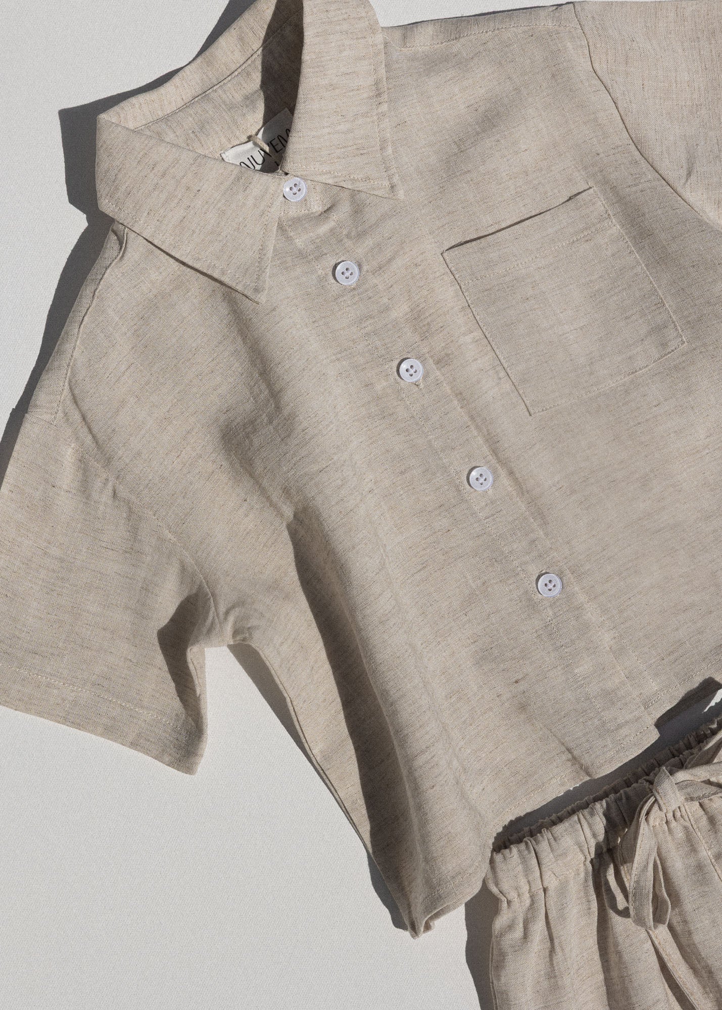 Milan Button-Up- Natural