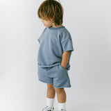 Raw Hem Set- Blue