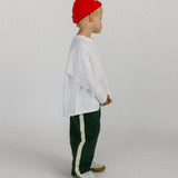 Side Stripe Pants- Moody Blue