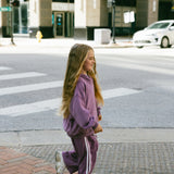 Terry Hoodie- Mulberry