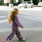 Terry Hoodie- Mulberry