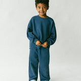 Raw Hem Set- Deep Ocean
