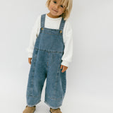 Fostered Collection Oversized Denim Overalls