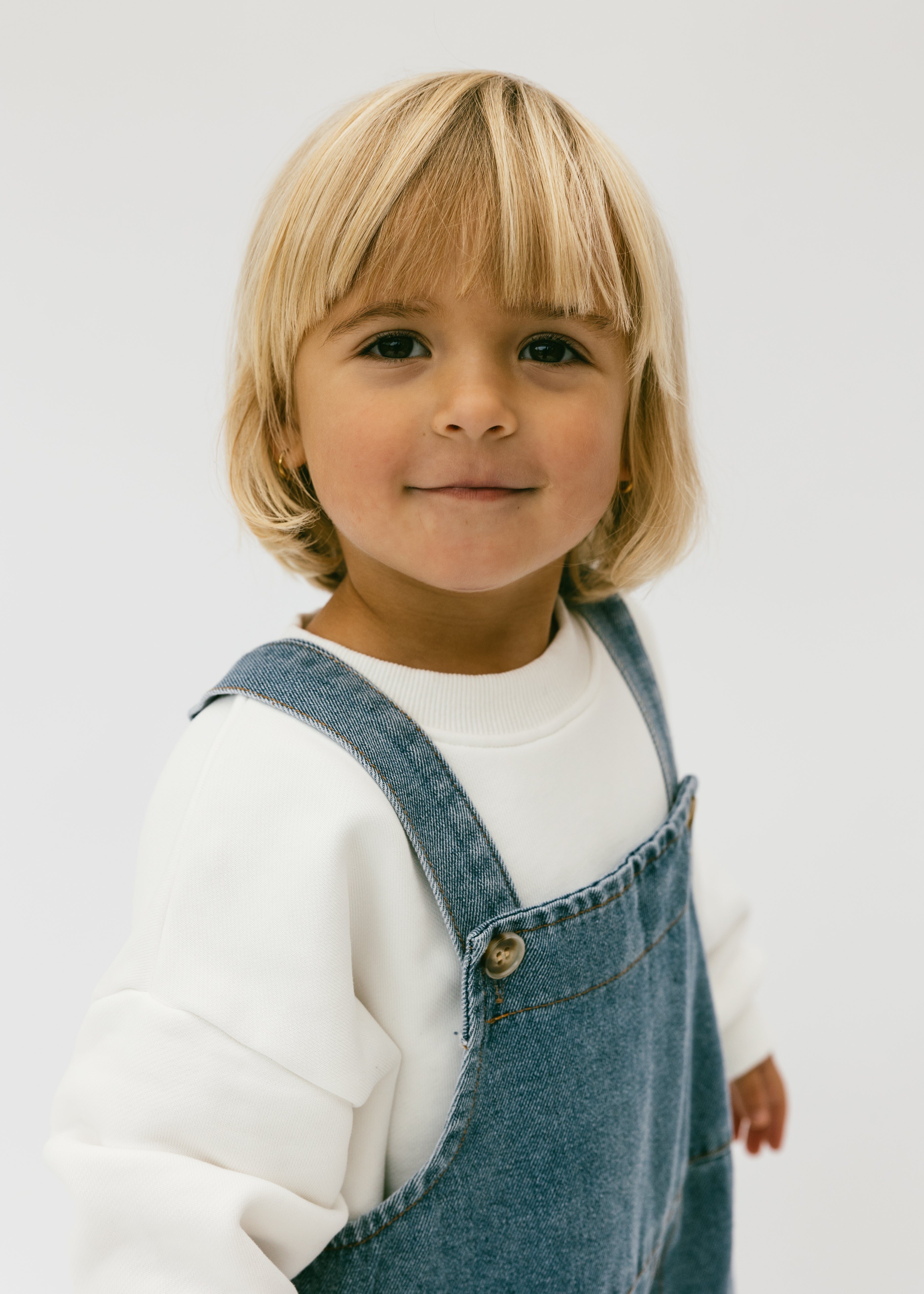 Fostered Collection Oversized Denim Overalls