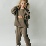 Raw Hem Set- Vintage Brown