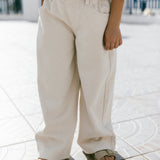 Wide Leg Denim- Cream