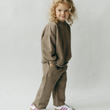 Raw Hem Set- Vintage Brown