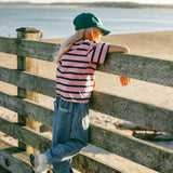 Striped Retro Tee- Pink