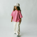 Baggy Tee- Bubble Gum Pink