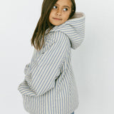 Half Zip Pullover- Striped