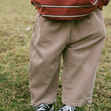 Baggy Cord Pants- Beige