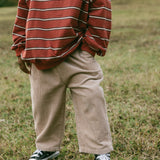 Baggy Cord Pants- Beige