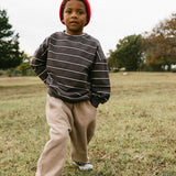 Baggy Cord Pants- Beige