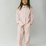 Classic Stripe Pants- Pink