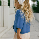 Évora Cardigan- Sea Blue