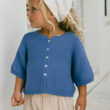 Évora Cardigan- Sea Blue