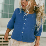 Évora Cardigan- Sea Blue