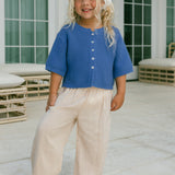 Évora Cardigan- Sea Blue