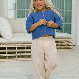 Évora Cardigan- Sea Blue