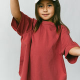 Baggy Tee- Vintage Red