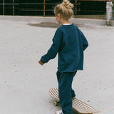 Raw Hem Set- Deep Ocean