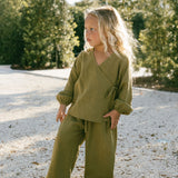 Arosa Blouse- Olive