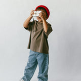 Baggy Tee- Vintage Brown