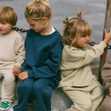 Raw Hem Set- Deep Ocean