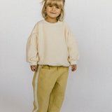 Side Stripe Pants- Vintage Yellow
