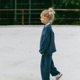 Raw Hem Set- Deep Ocean