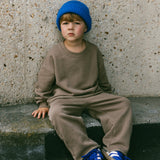 Raw Hem Set- Vintage Brown