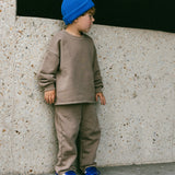 Raw Hem Set- Vintage Brown