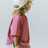 Baggy Tee- Bubble Gum Pink