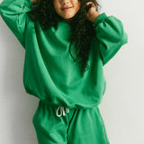 Comfort Sweatshorts- Green