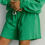 Comfort Sweatshorts- Green