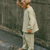 Raw Hem Set- Pale Green