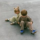 Raw Hem Set- Vintage Brown