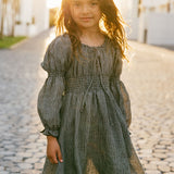 Verona Dress- Gingham Onyx