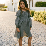 Verona Dress- Gingham Onyx
