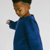 Oversized Knitted Long Sleeve- Blue