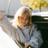 Half Zip Pullover- Striped