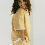 Comfort Sweatshorts- Vintage Yellow