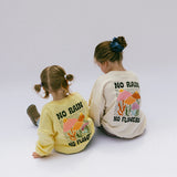 Graphic Crewneck- Flowers- Sand