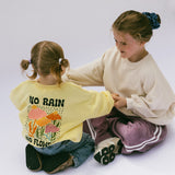 Graphic Crewneck- Flowers- Sand