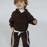 Terry Hoodie- Chocolate