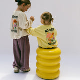 Graphic Crewneck- Flowers- Yellow