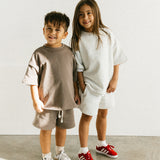 Comfort Sweatshorts- Vintage Brown