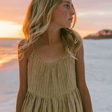 Athina Dress- Stripe Sunwashed